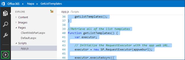 App.js During Project Execution